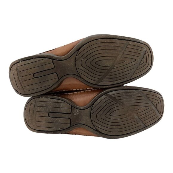 Sandro Moscoloni Mens Shoe 10 D  Leather Casual Oxford Lace Up Brown Vineyard - Picture 7 of 10